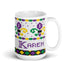 Mardi Gras Knitting Mug, NOLA Mug, Louisiana Mug, Knitter Mug, Fleur Di Lis Mug, Mardi Gras Beads Mug, NOLA cup